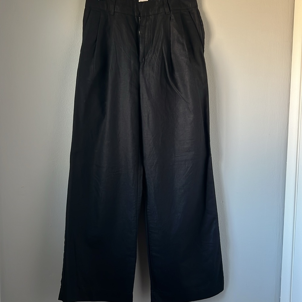 GAP 365 High Rise Linen-Cotton Trousers - Picture 5 of 10